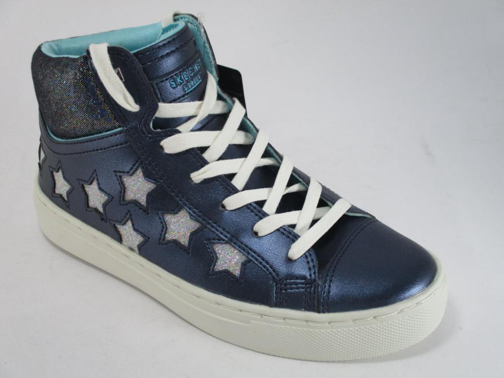 Skechers Sidestreet Funk It Out girl&#39;s sneakers shoe 84595L NVY blue