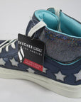 Skechers Sidestreet Funk It Out girl's sneakers shoe 84595L NVY blue