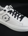 Lotto Leggenda Impressions women's sneaker shoe 214045 00X white-black