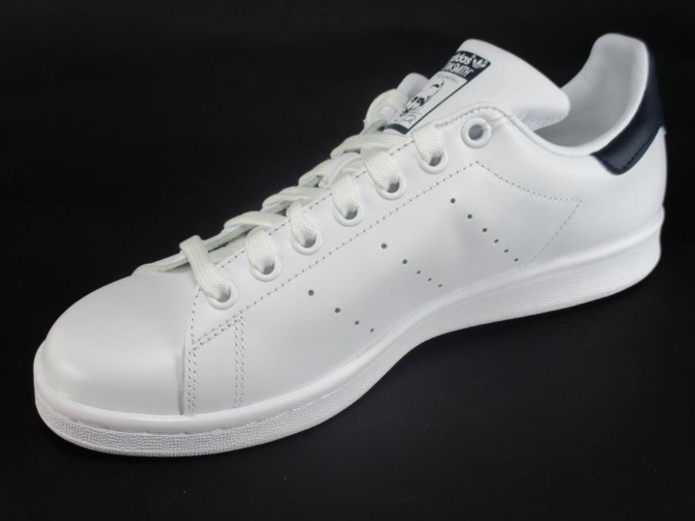 Adidas Originals scarpa sneakers da uomo Stan Smith M20325 bianco blu
