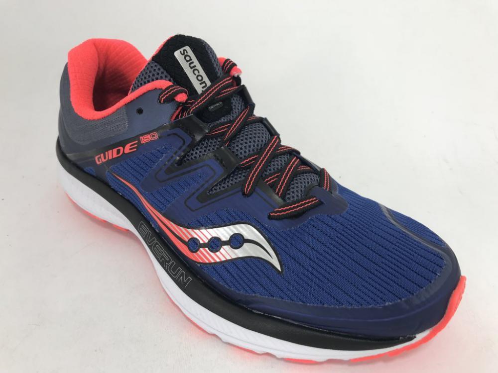 Saucony men&#39;s running shoe GUIDE ISO S20415 35 blue gri red