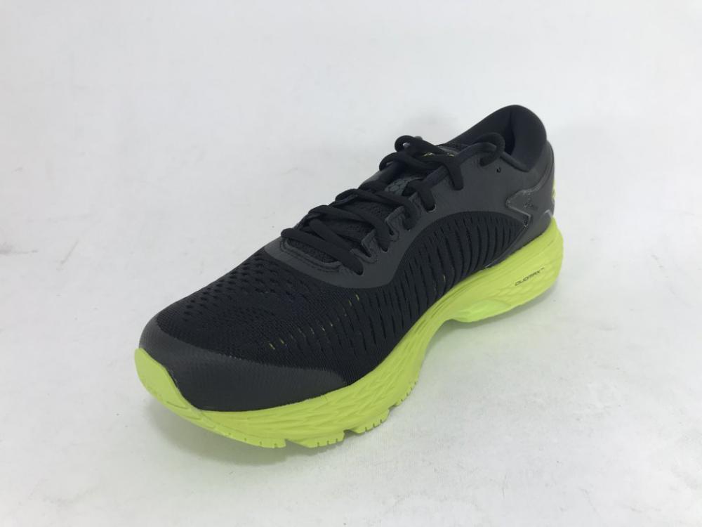 Asics men&#39;s running shoe GEL KAYANO 25 1011A019 001 black neon lime