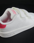 Adidas Advantage EF0300 white-pink girls' sneakers shoe