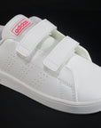 Adidas Advantage EF0300 white-pink girls' sneakers shoe