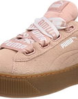 Puma women's sneakers with wedge Vikky Ribbon Bold 365314 02 peach