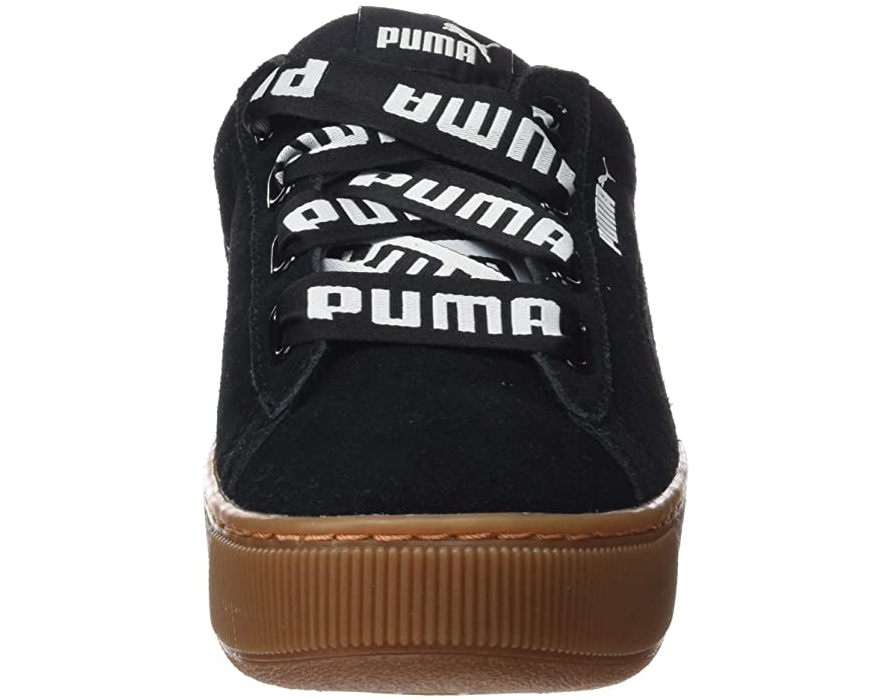 Puma women&#39;s sneakers shoe with wedge Vikky Ribbon Bold 365314 01 black