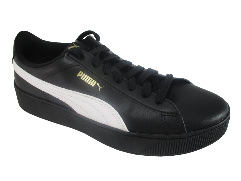 Puma women&#39;s sneakers shoe with wedge Vikky Platform Sl 367550 01 black