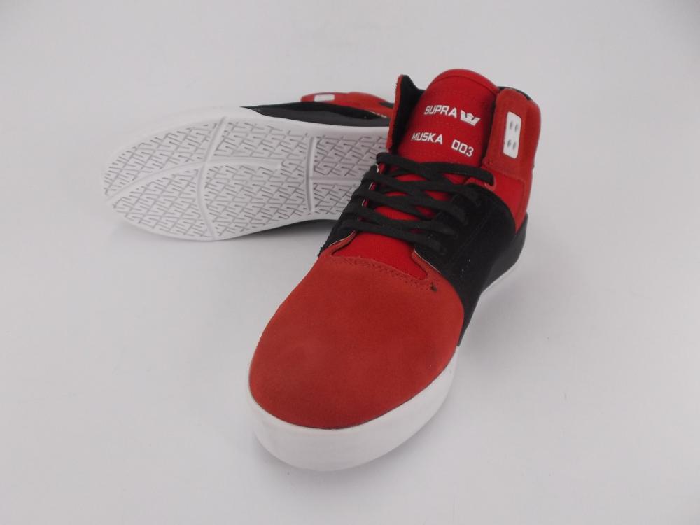 Supra men&#39;s high sneakers Skytop III 08000 602 M red-black
