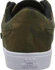 Supra men's sneakers shoe in camouflage green Vaider LC S86017 canvas