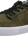 Supra men's sneakers shoe in camouflage green Vaider LC S86017 canvas