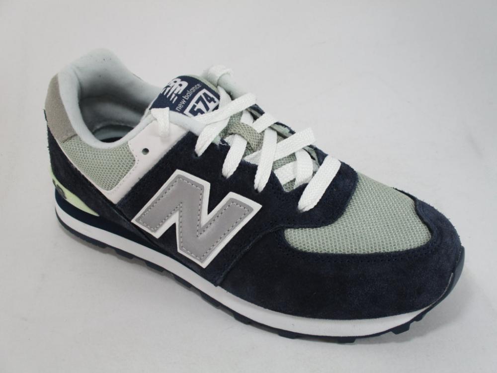 New Balance boys&#39; sneakers KL574NWG navy grey
