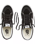 Vans scarpa sneakers alta in tela e camoscio SK8-Mid Reissue VN0A391F6BT nero-bianco