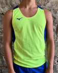 Mizuno Men Premium SINGLET U2EA7001 44 yellow fluo-royal