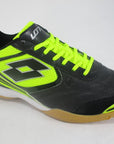 Lotto men's indoor soccer shoe Tacto II 200 futsal shoe S7180 black-green