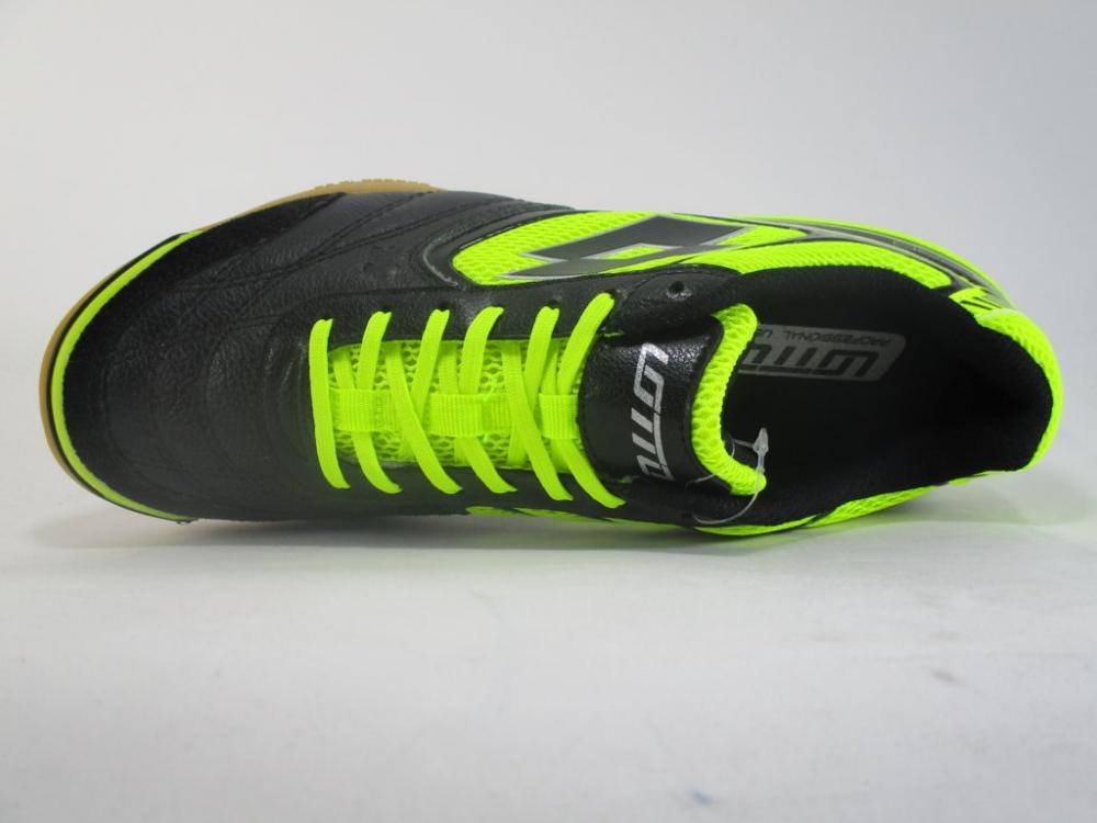 Lotto scarpa da calcetto indoor da uomo Tacto II 200 scarpa da futsal  S7180 black-green