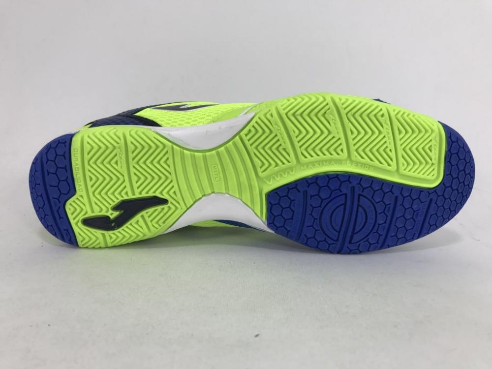 Joma men&#39;s indoor soccer shoe Dribling 836 DRIW.836.IN fluorescent green-blue