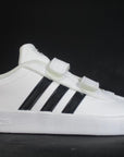 Adidas Court 2.0 DB1839 black-white children's sneakers shoe