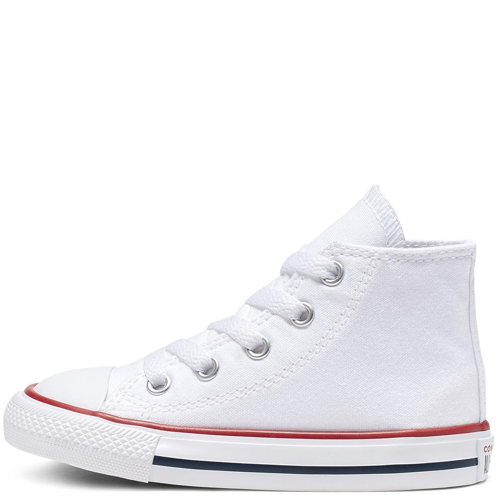 Converse scarpa sneakers da bambini Chuck Taylor All Star Classic 7J253C bianco