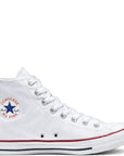 Converse scarpa sneakers in tela alta All Star Chuck Taylor Classic M7650C bianco