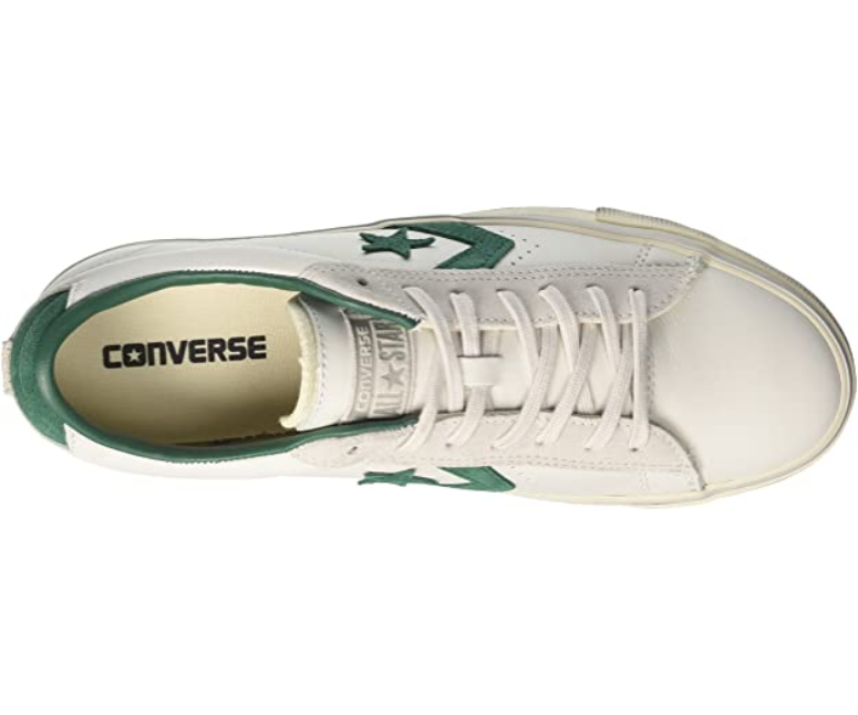 Converse scarpa sneakers da adulto Pro Leather Vulc Distressed 158995C bianco-verde