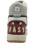 Converse men's sneakers shoe in Fast Break leather 162792C light grey