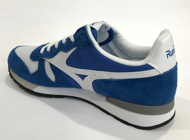 Mizuno scarpa sneakers da uomo ML87 D1GA190527 bianco azzurro