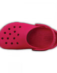 Crocs sandalo da bambina Classic Clog Kids 204536-6X0 rosa