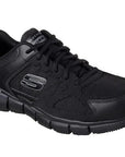 Skechers scarpa da uomo antinfortunistica Telfin Sanphet 77152EC/BLK black