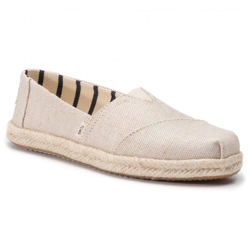 Toms Classic Natural Pearlized 10013508 Metallic Woven
