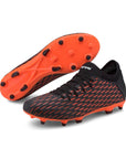 Puma scarpa da calcio da uomo Future 6.4 FG/AG 106195 01 nero arancio