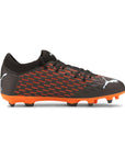 Puma FUTURE 6.4 FG/AG Jr106206 01 black/white/shocking orange