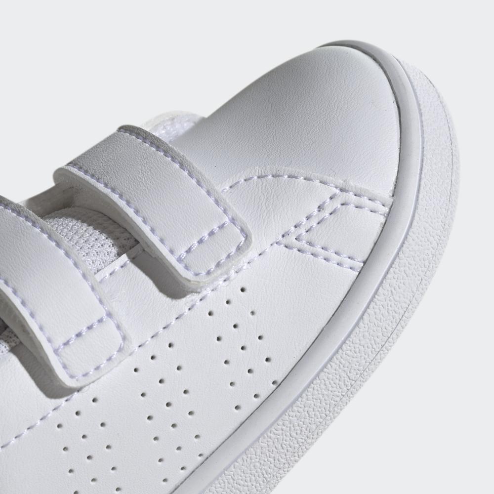 Adidas Advantage EF0301 white-green children&#39;s sneakers shoe