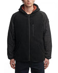 Globe men's reversible jacket in black Polartec GB02037000