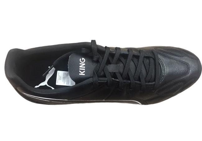 Puma men&#39;s leather football boot King Hero FG 105609 01 black