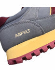 ASFVLT scarpa sneakers da uomo Chase CHA009 grigio-borgogna
