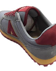 ASFVLT men's sneakers Chase CHA009 grey-burgundy