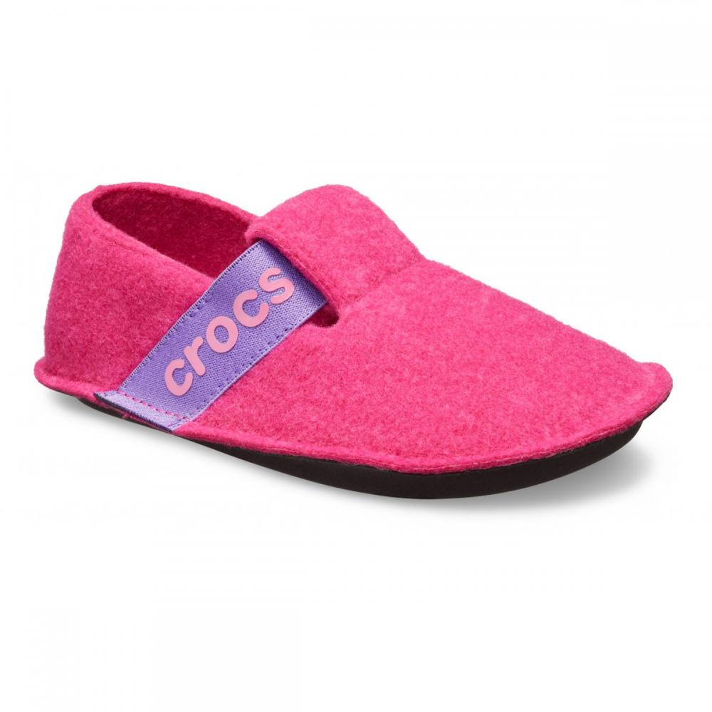 Crocs scarpa pantofola per bambina Slipper K 205349-6X0 rosa