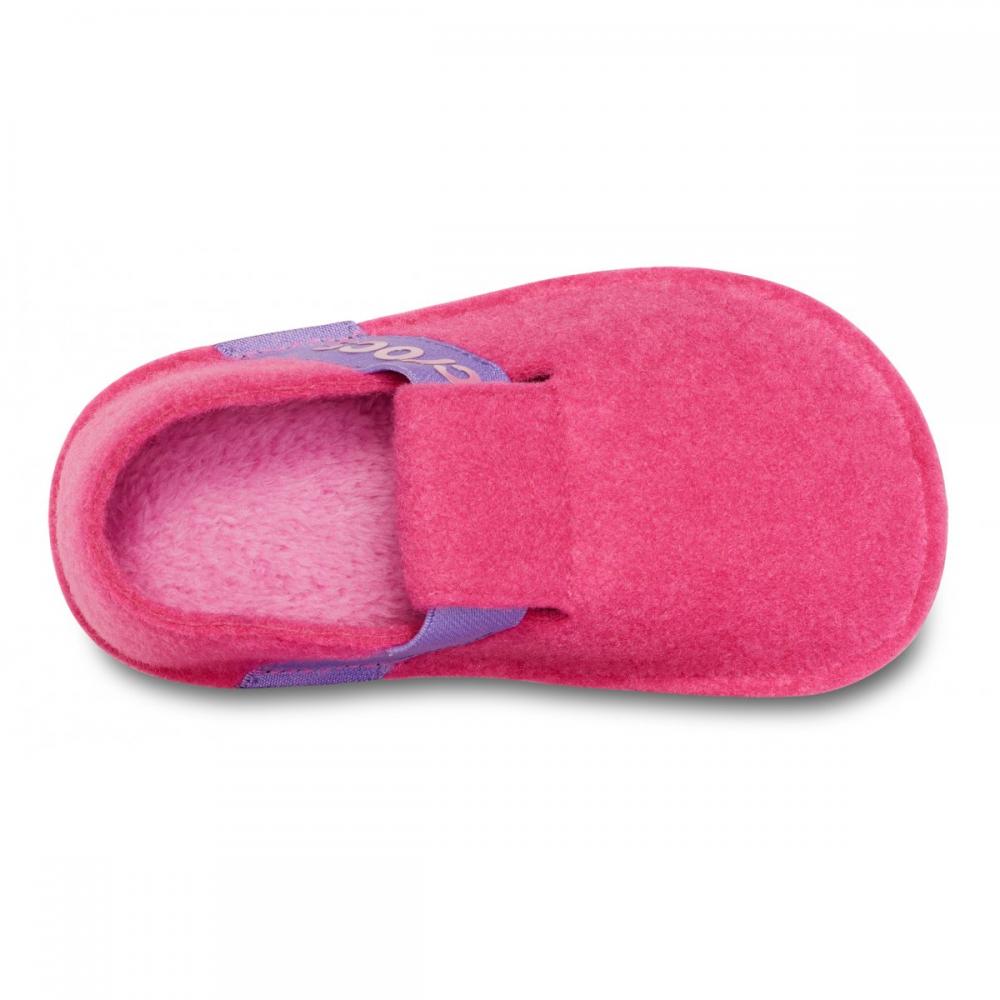 Crocs scarpa pantofola per bambina Slipper K 205349-6X0 rosa