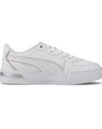 Puma women's sneakers shoe Skye Metallic 374797 01 white silver