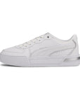Puma women's sneakers shoe Skye Metallic 374797 01 white silver