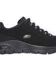 Skechers scarpa sneakers da donna Arch Fit Metro Skyline 149147 BBK nero