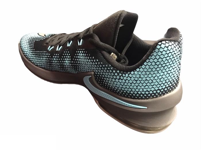 Nike men&#39;s basketball shoe Air Max Infurient Low 852457 004 black-silver