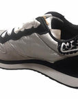 Lotto Leggenda scarpa sneakers da donna Wedge Metal NY 215092 5A5 nero-argento