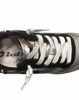 Lotto Leggenda women's sneakers Wedge Metal NY 215092 5A5 silver metal 2-all black