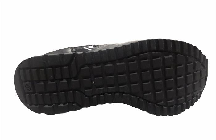 Lotto Leggenda women&#39;s low sneakers Wedge Python 215091 1LT asphalt grey-black