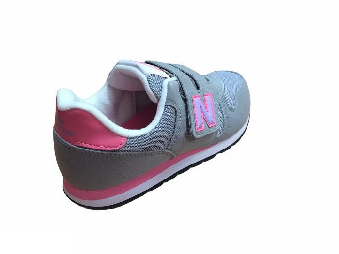 New Balance girls&#39; sneakers KV373FLY gray pink