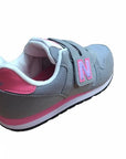 New Balance girls' sneakers KV373FLY gray pink