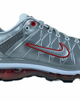 Nike men's sneakers Air Max 2009 Leather 366718 002 silver