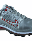 Nike men's sneakers Air Max 2009 Leather 366718 002 silver