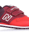 New Balance KV500RDY red boys' sneakers